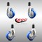 Service Caster 4 Inch 316SS Blue Poly Swivel 1-1/2 Inch Expanding Stem Caster Brake SCC, 2PK SS316EX20S414-PPUB-BLUE-2-TLB-2-112 - alternate 6
